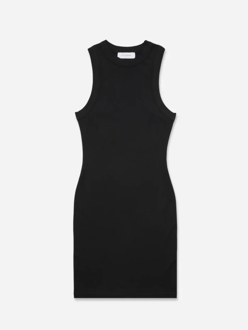 Black Sleeveless Midi Tank Dress